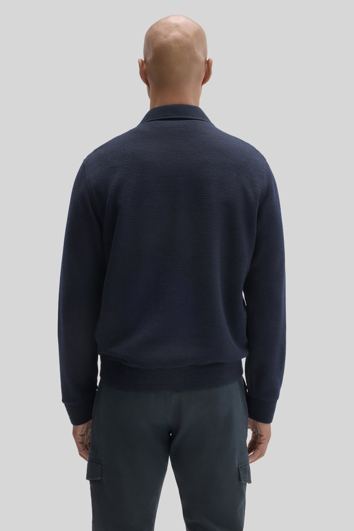 MEZNER VESTE COURTE ZIPPÉE-Marine