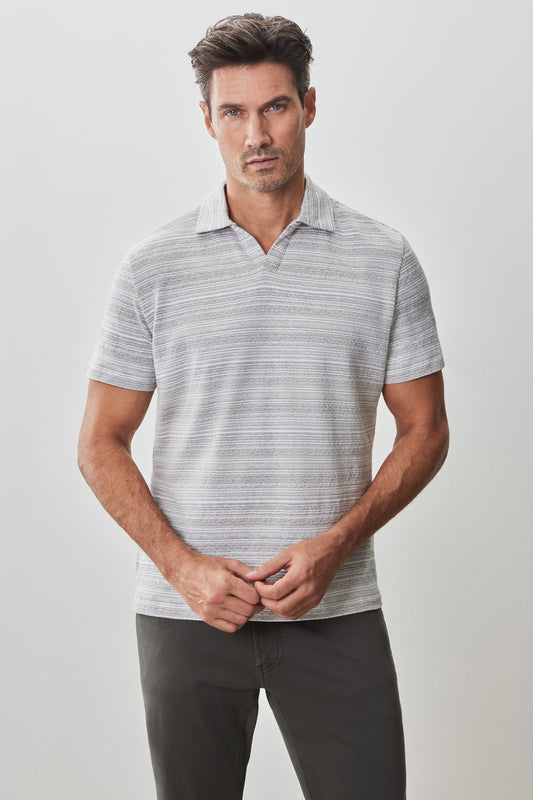 Duval Short Sleeve Open Collar Polo