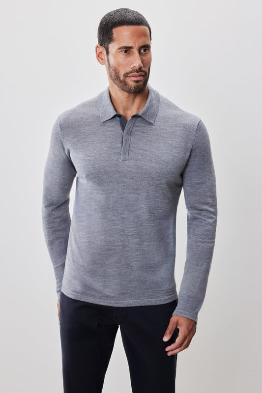 Thomas Long Sleeve Sweater Polo