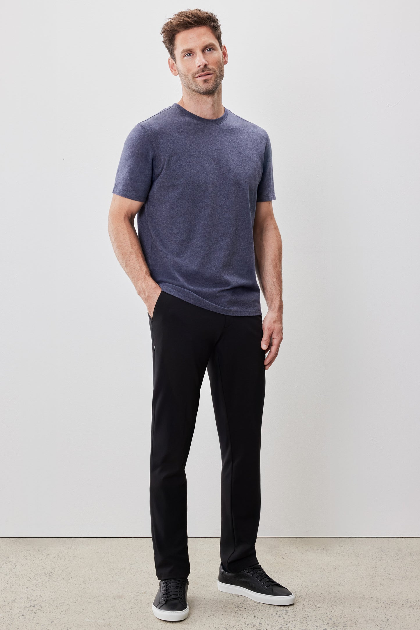 The Barakett Heathered Stretch Tee
