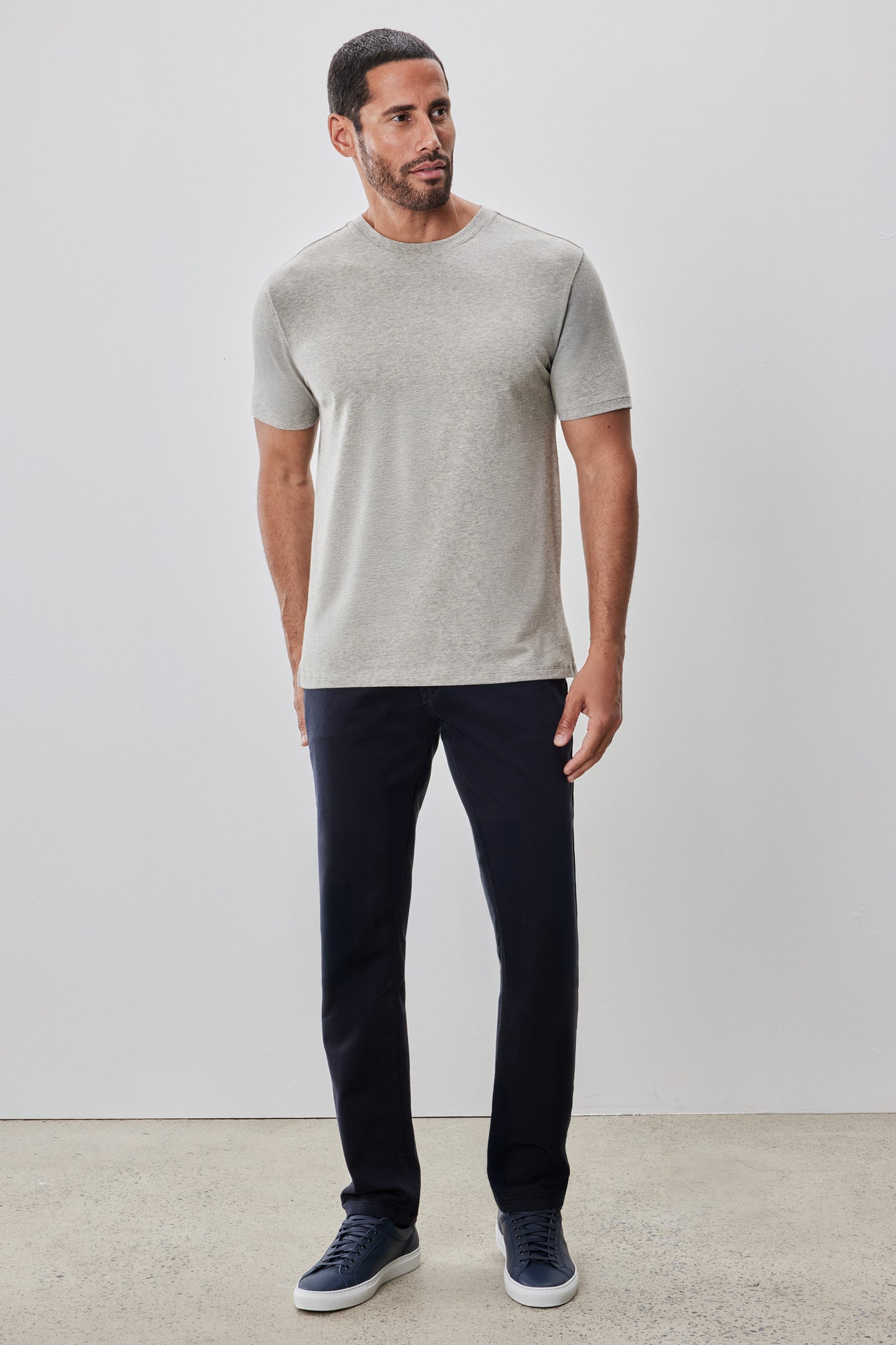 The Barakett Heathered Stretch Tee