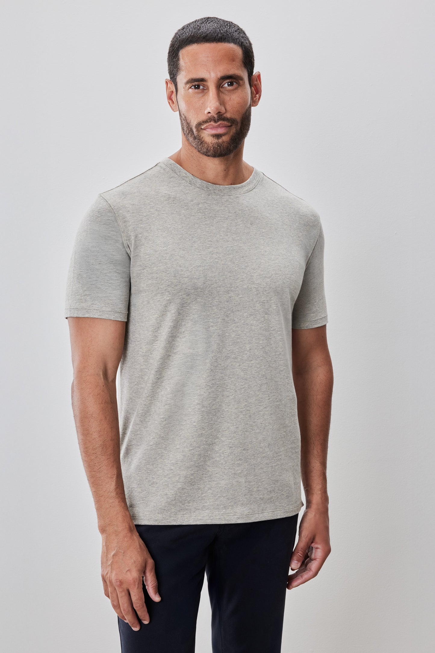 The Barakett Heathered Stretch Tee