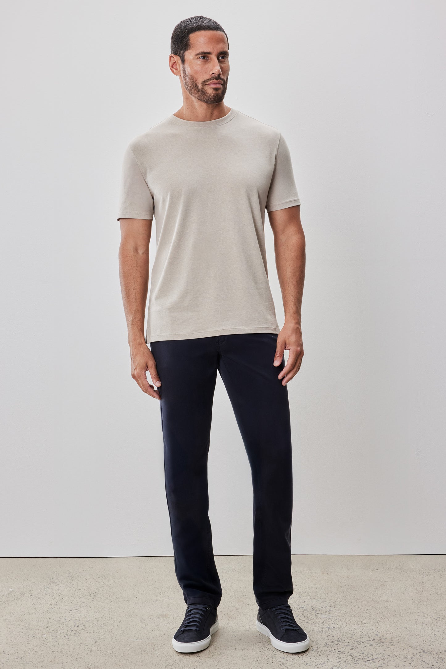 The Barakett Heathered Stretch Tee