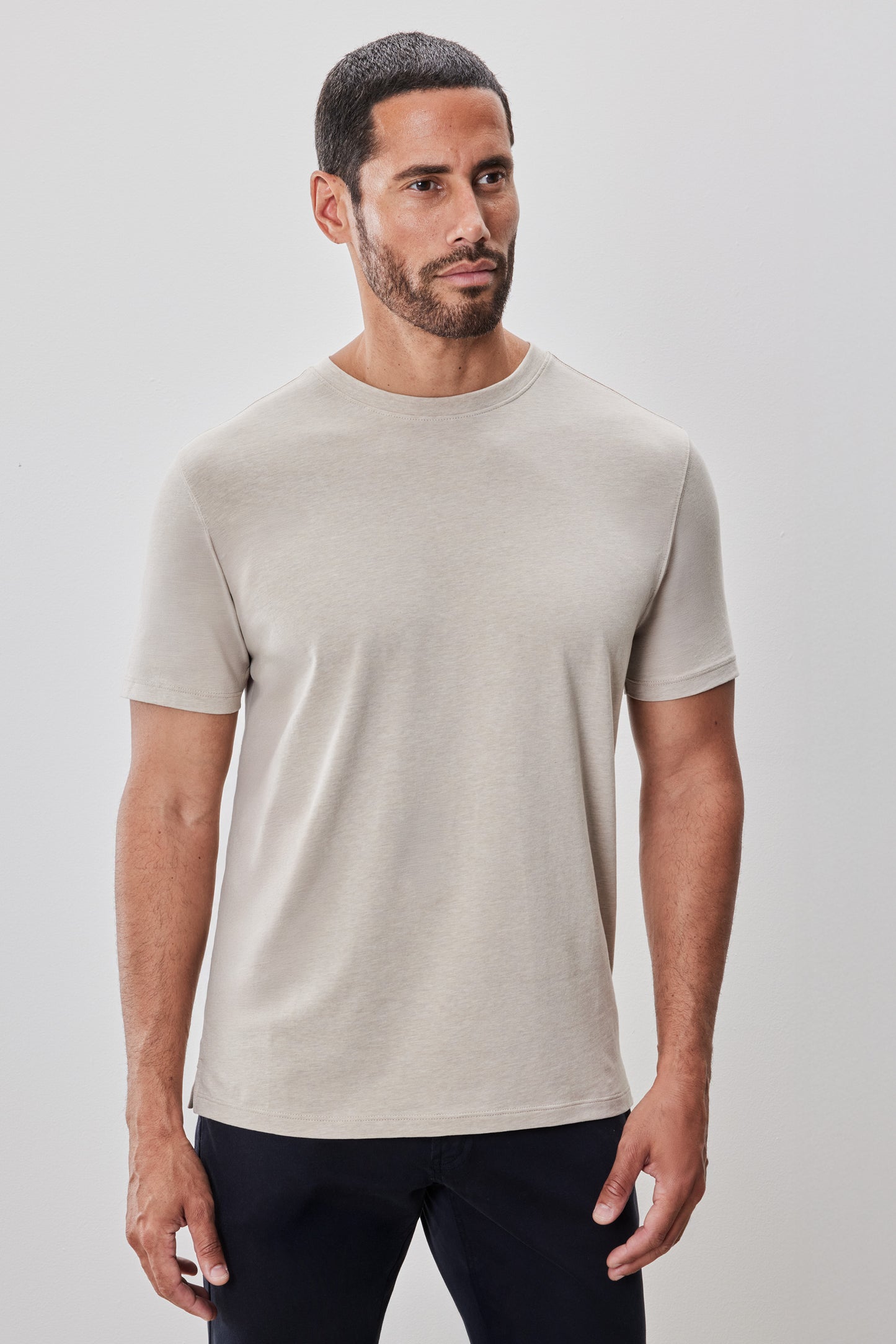 The Barakett Heathered Stretch Tee