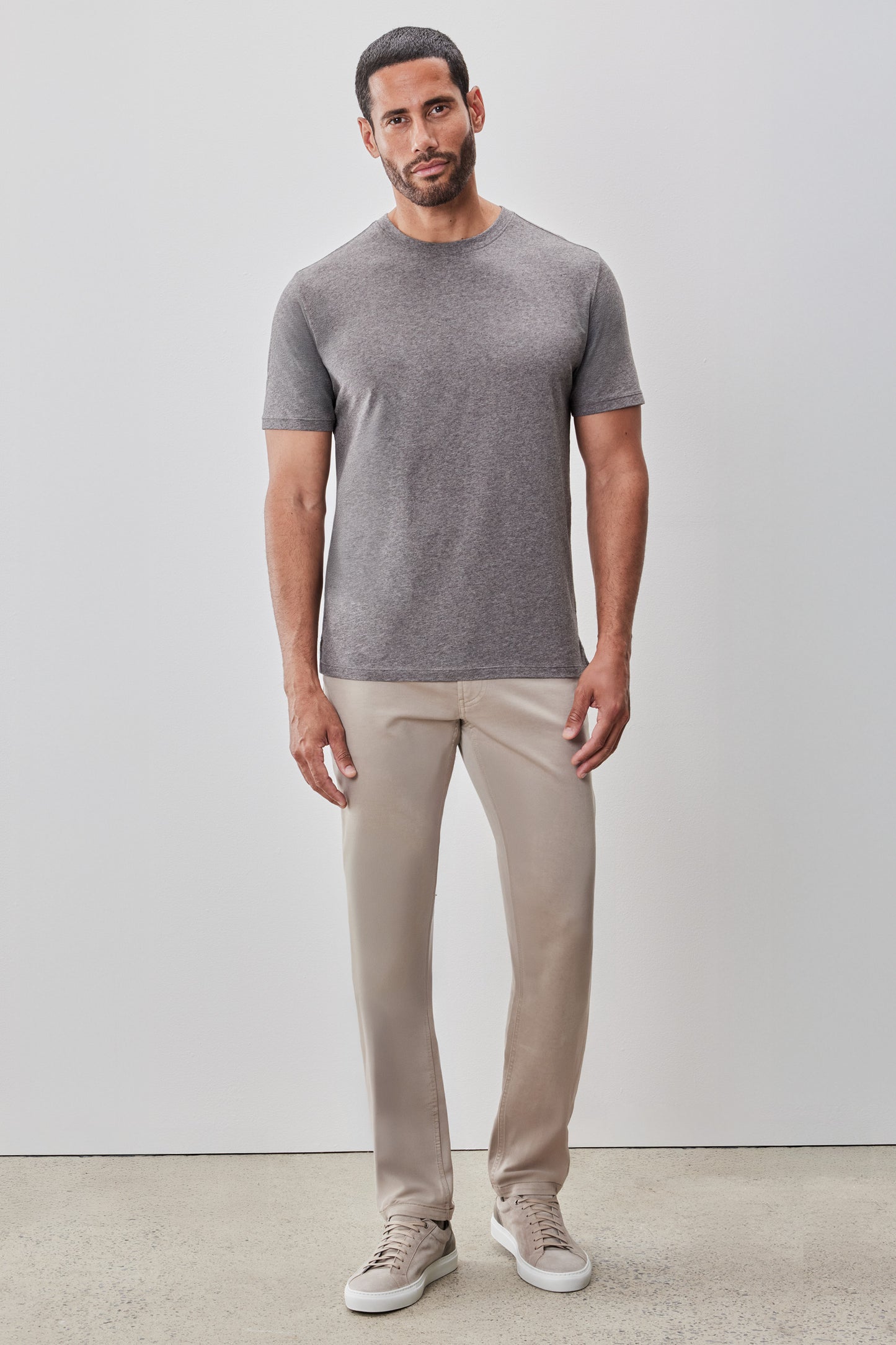 The Barakett Heathered Stretch Tee