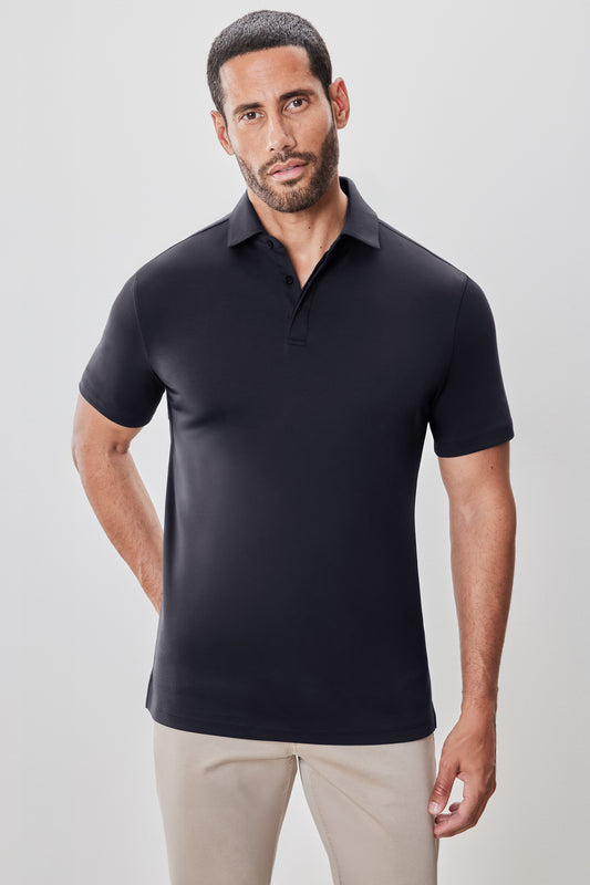 Le polo à patte de boutonnage recouverte Barakett