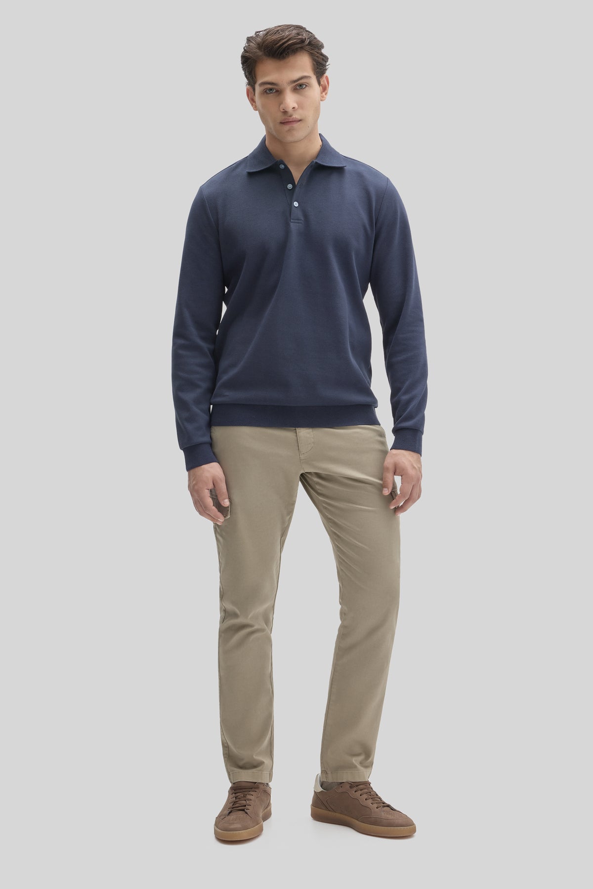 Elton Long Sleeve Polo