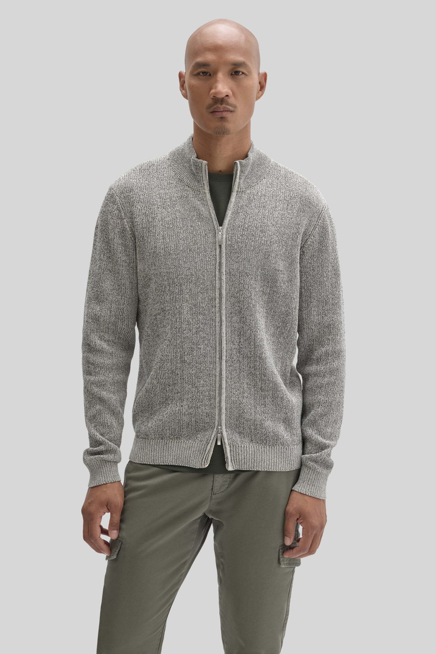 IDRIS FZIP MOCKNECK SWTR-Pierre de lune