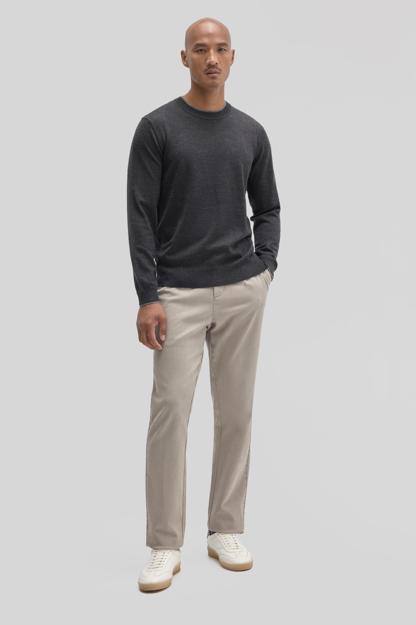 PULL RAS-DU-COU THOMAS LS-Anthracite