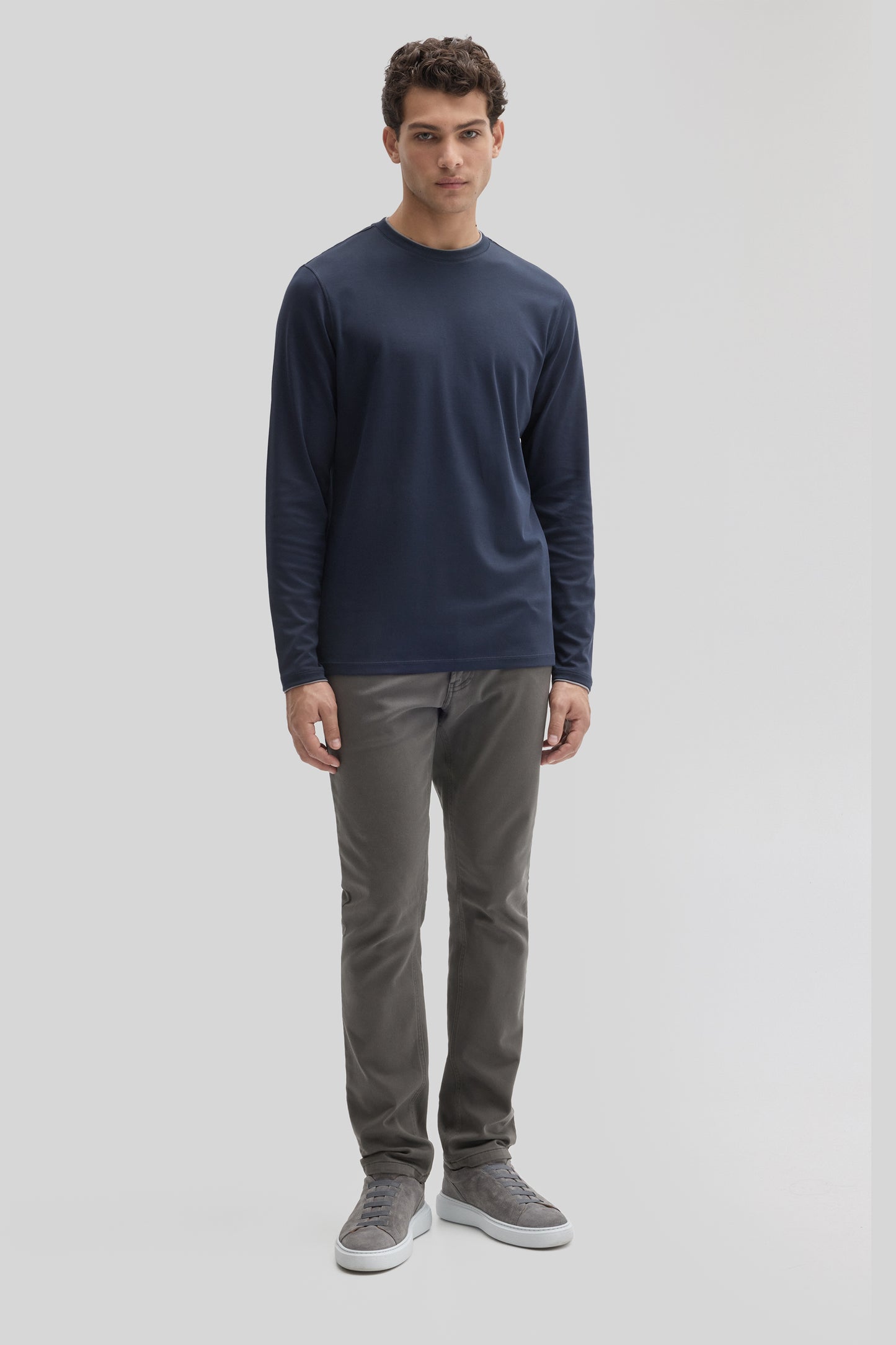 The Barakett Double Neck Long Sleeve Tee