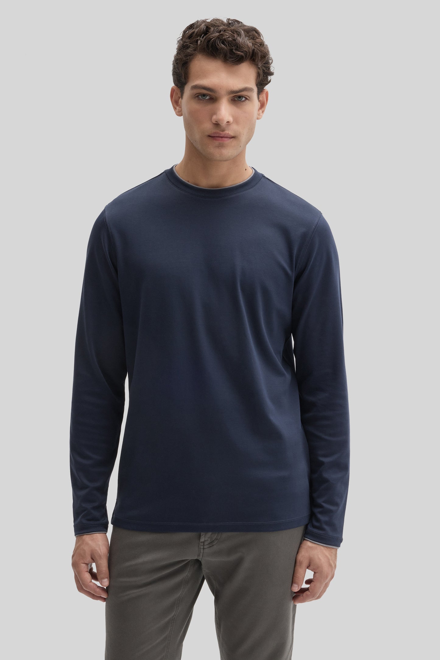 The Barakett Double Neck Long Sleeve Tee