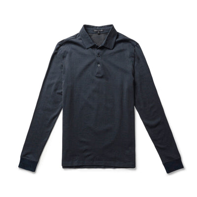  AMDBEL Long Sleeve Polo Shirts For Men Cotton,Corduroy