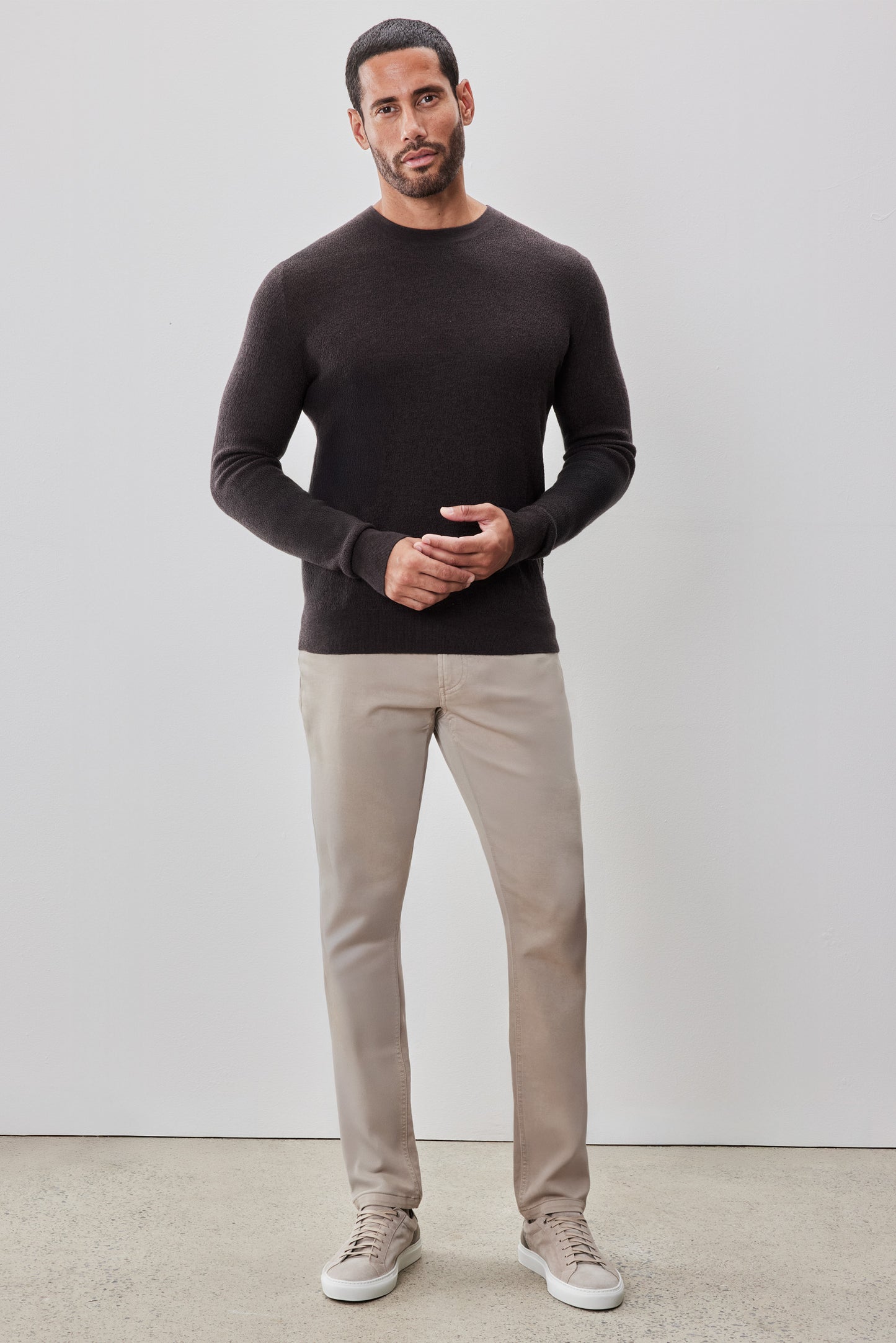 Watertown Long-Sleeve Crew Neck Sweater
