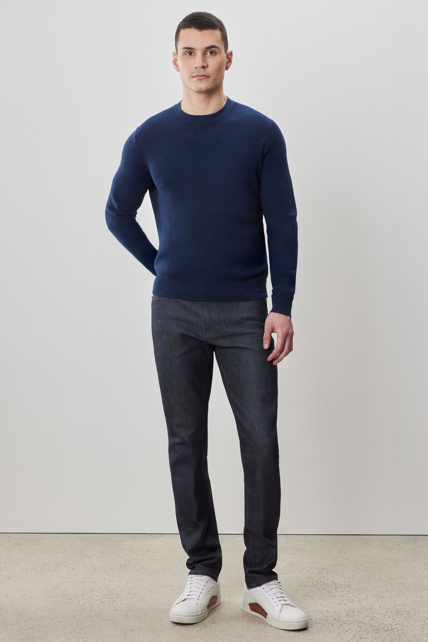 Watertown Long-Sleeve Crew Neck Sweater