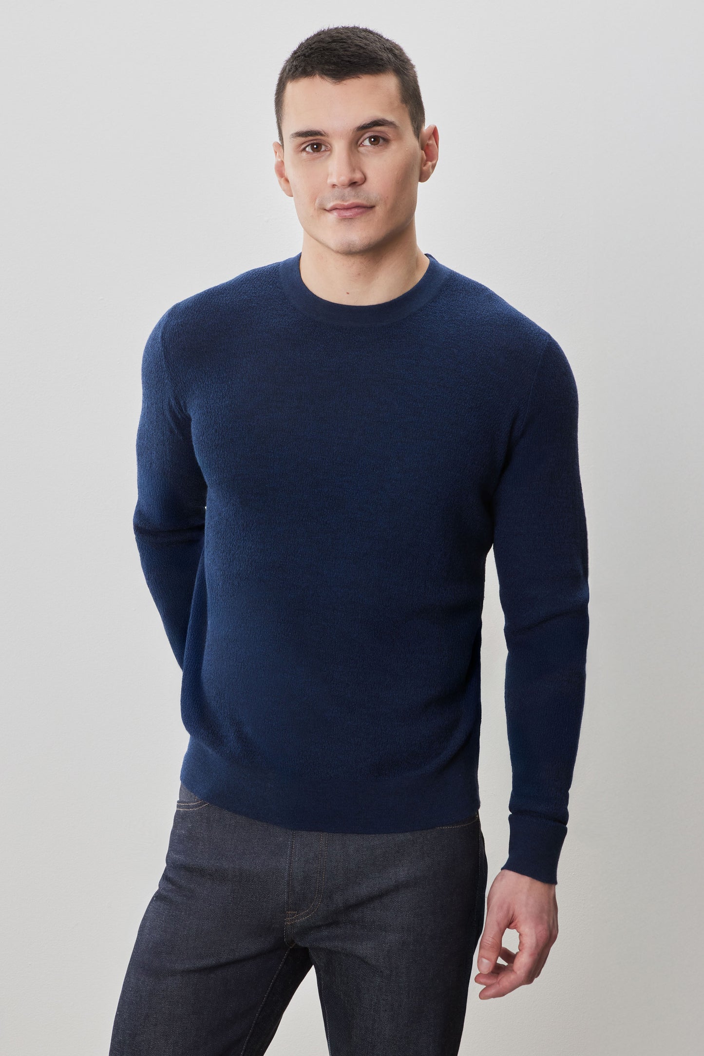 Watertown Long-Sleeve Crew Neck Sweater