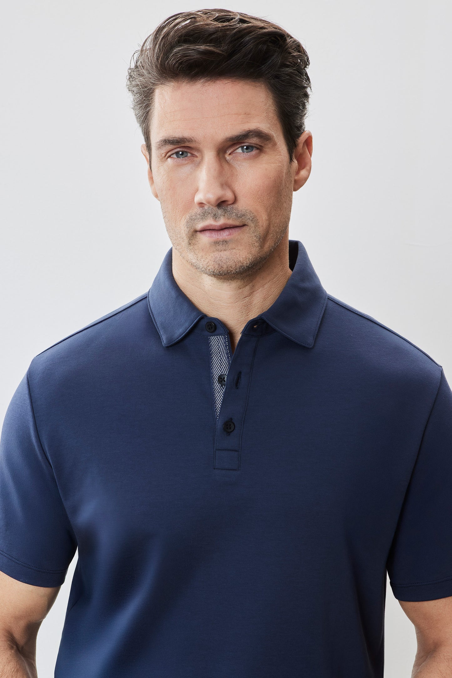 The Barakett Herringbone Polo