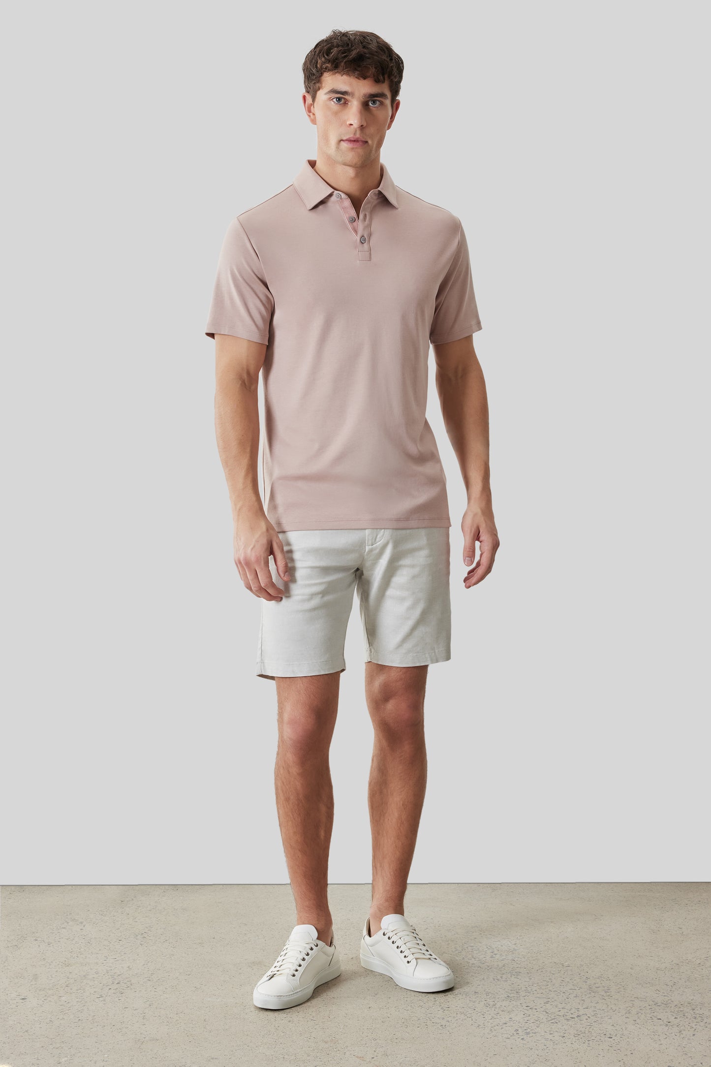 The Barakett Herringbone Polo