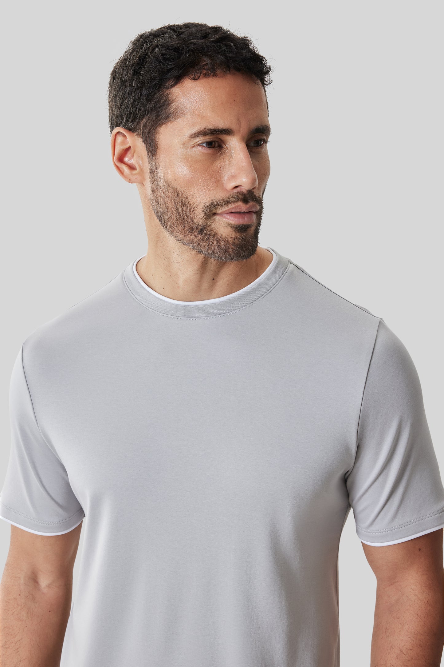 The Barakett Tee with Collar Insert