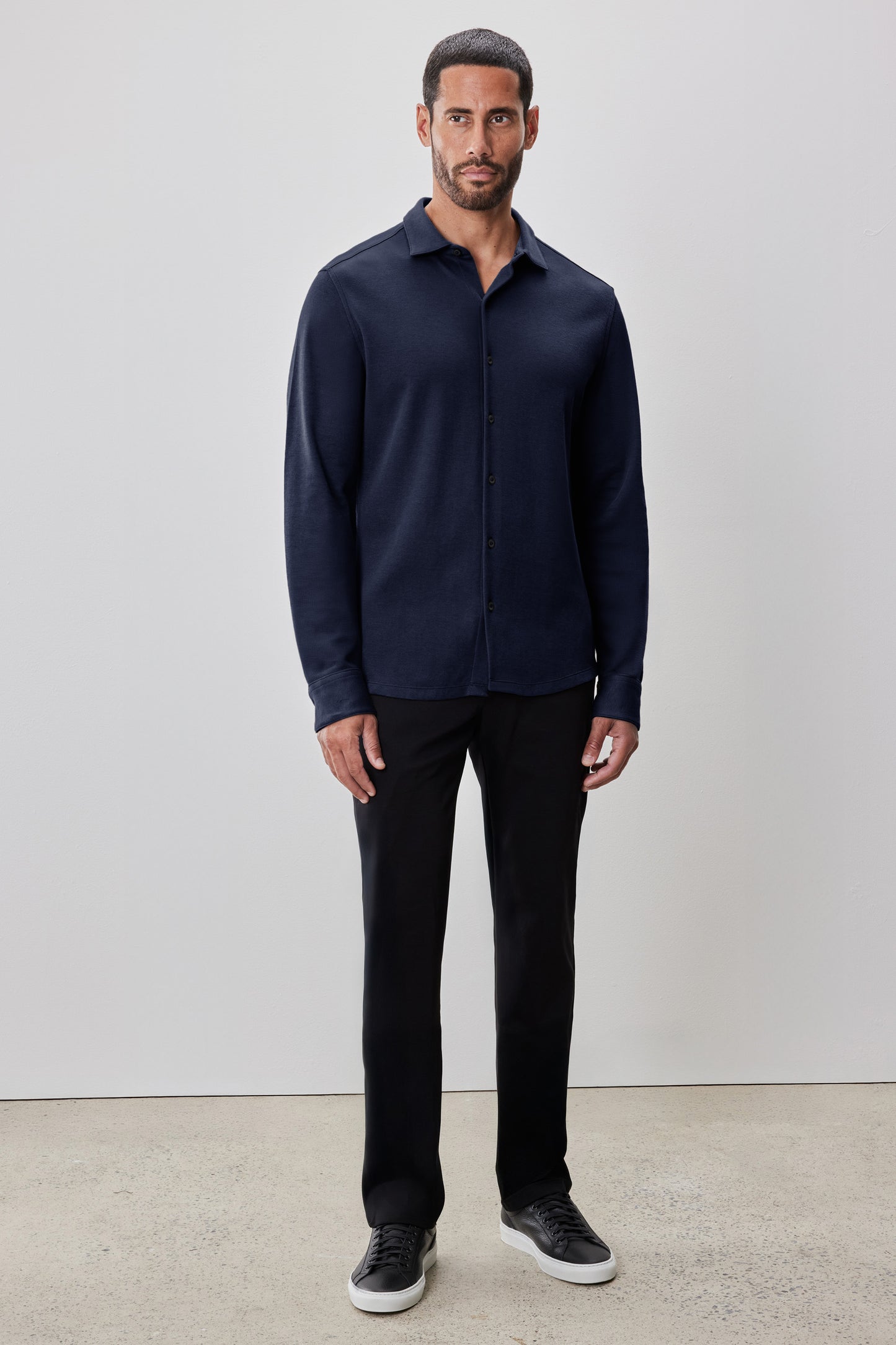 Chemise en tricot à manches longues Milo