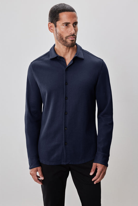 Chemise en tricot à manches longues Milo