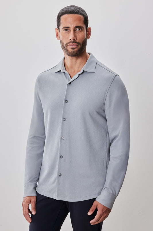 Chemise en tricot à manches longues Milo