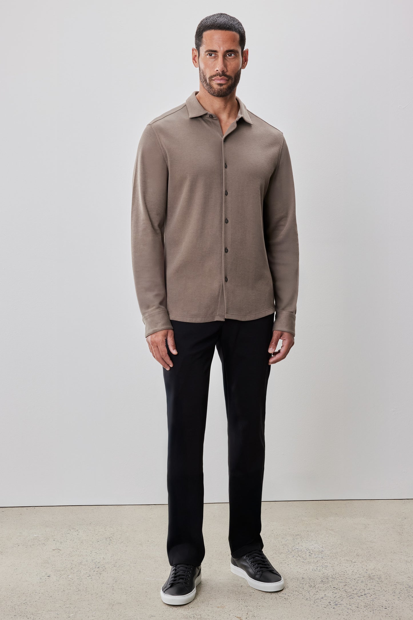 Chemise en tricot à manches longues Milo