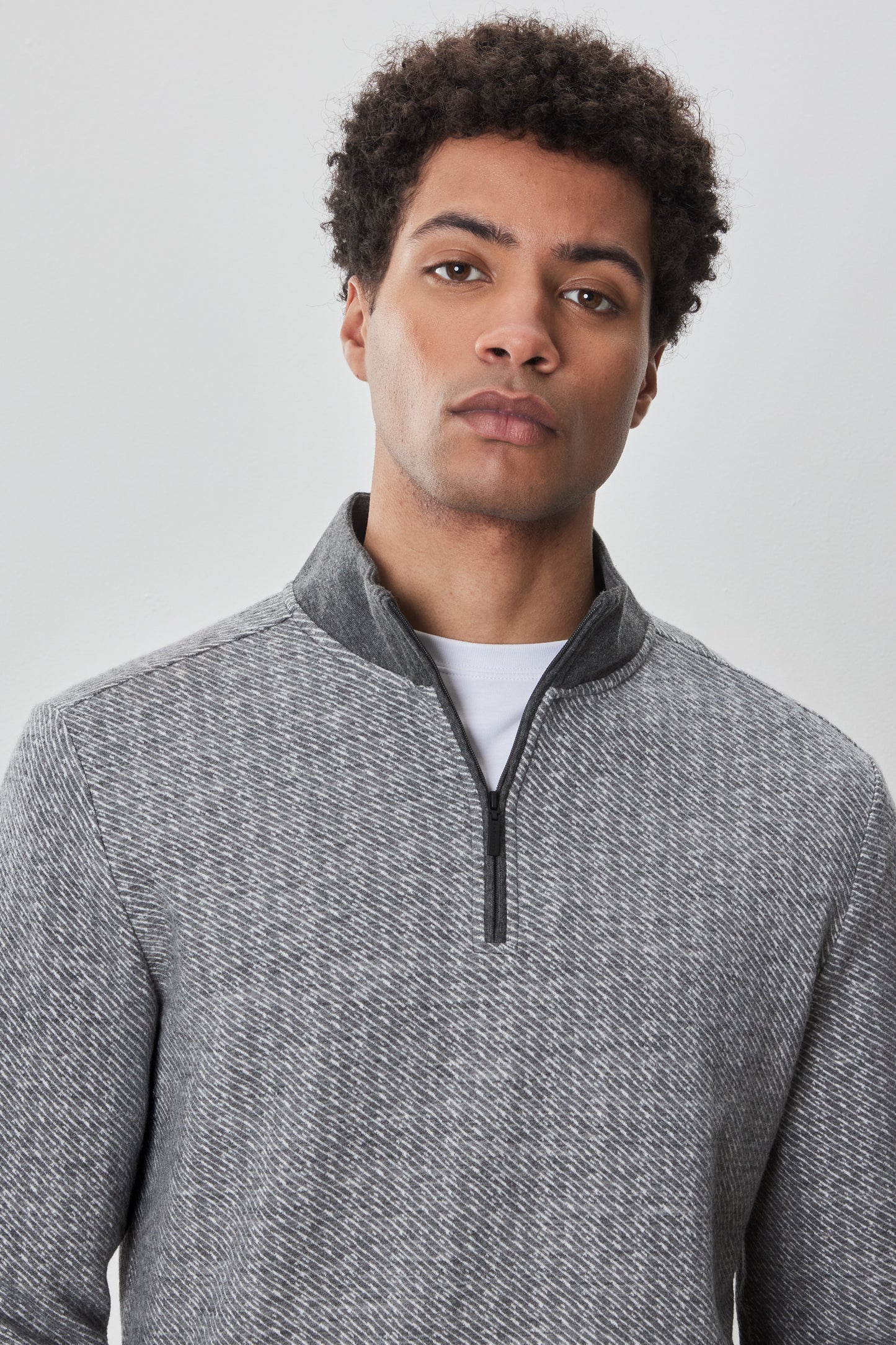 Pull demi-zip Cedro