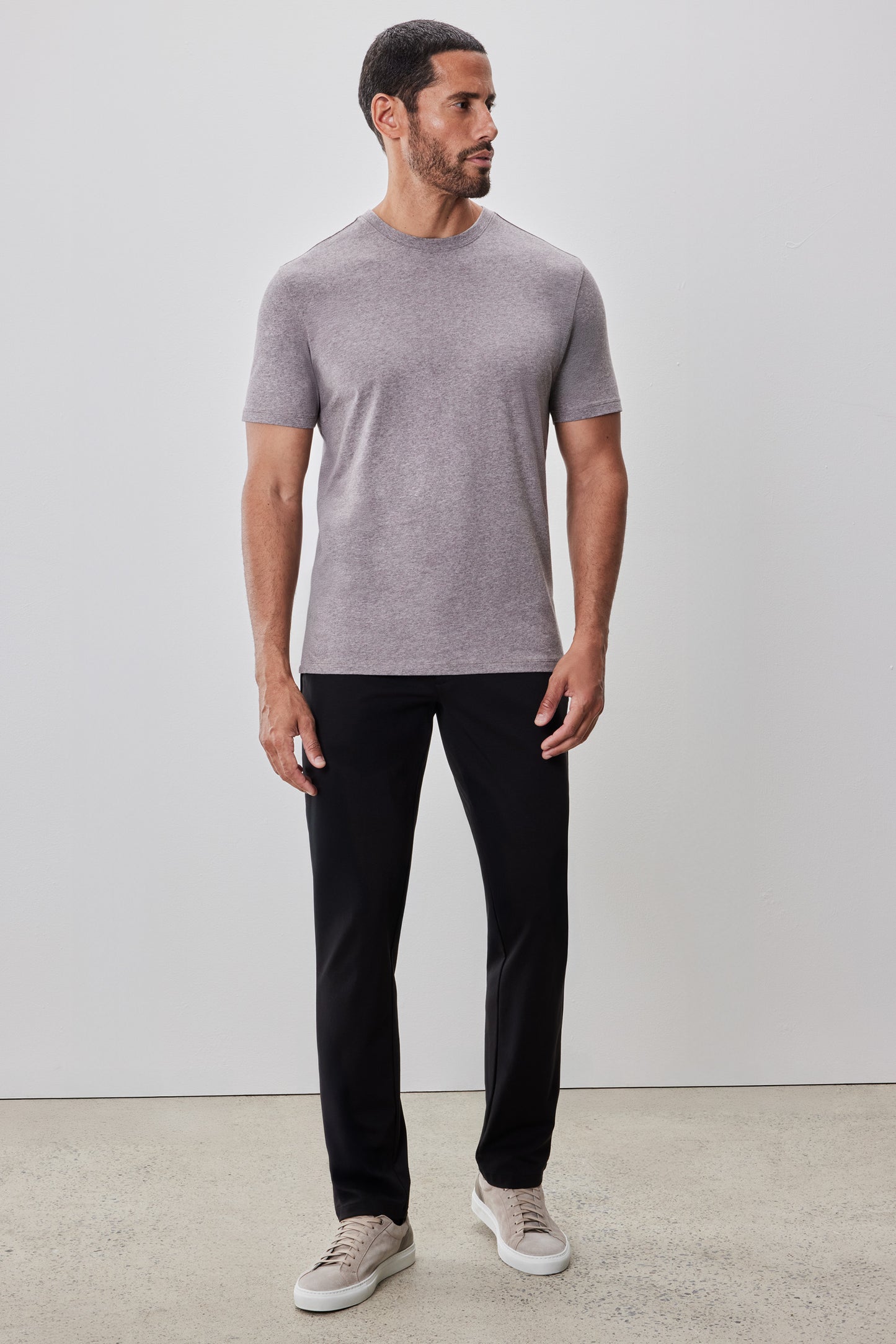 The Barakett Heathered Stretch Tee