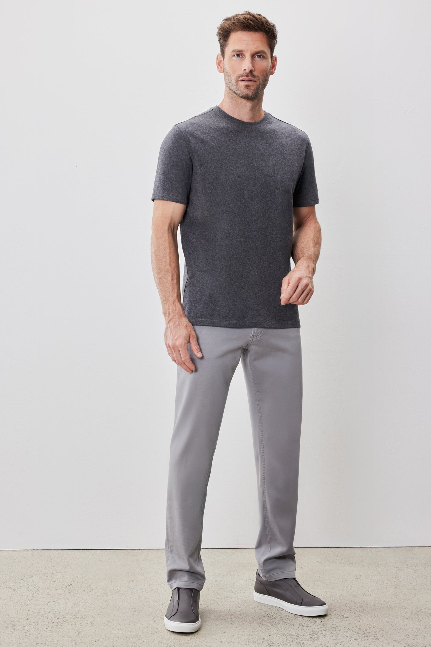The Barakett Heathered Stretch Tee
