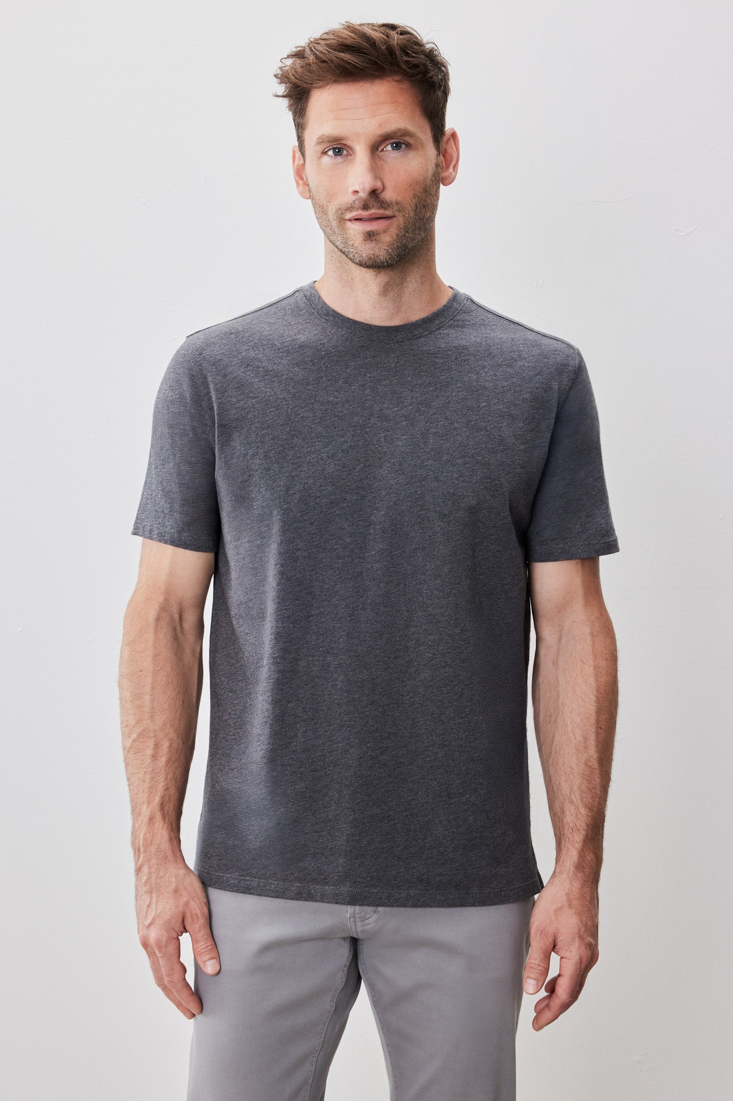 The Barakett Heathered Stretch Tee