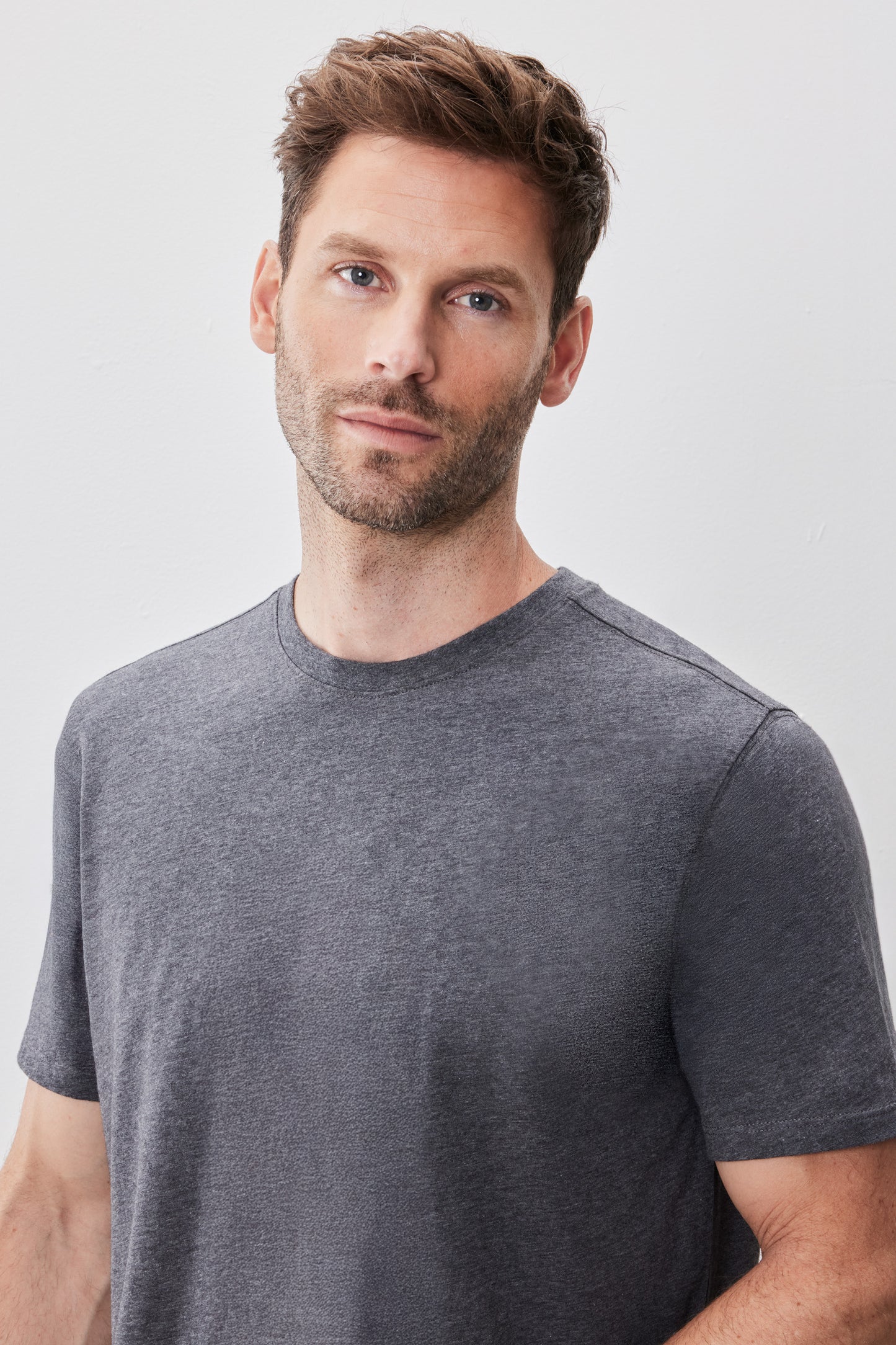 The Barakett Heathered Stretch Tee