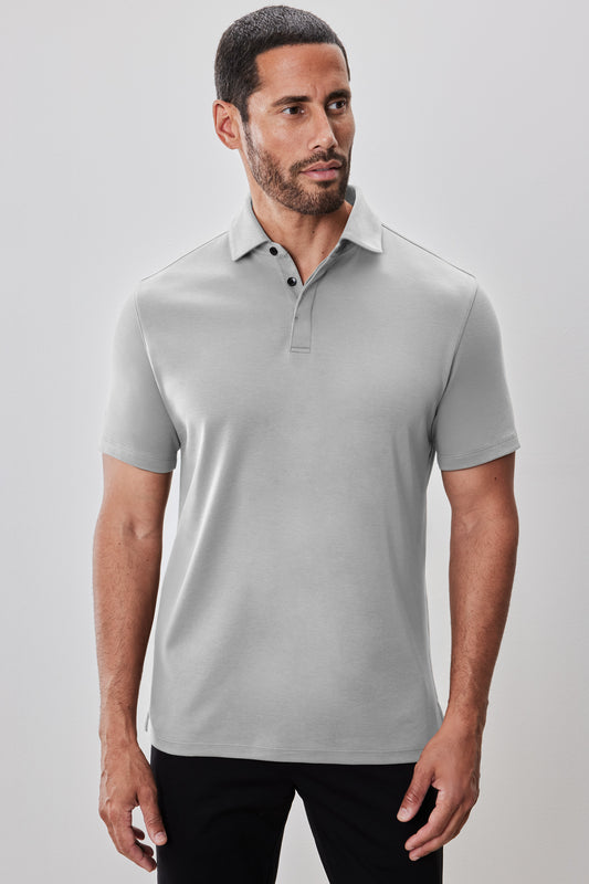 Le polo à patte de boutonnage recouverte Barakett
