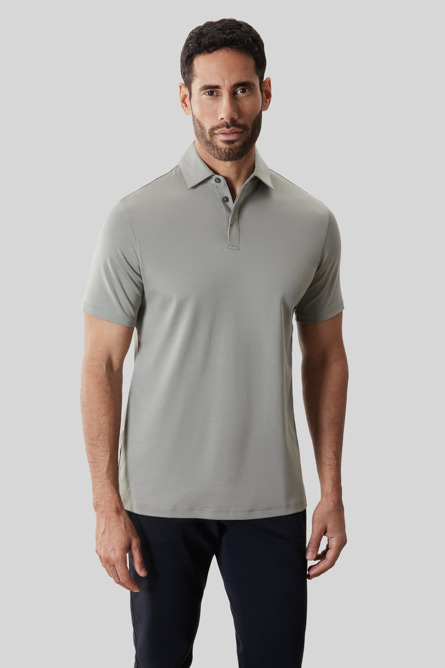 The Barakett Covered Placket Polo