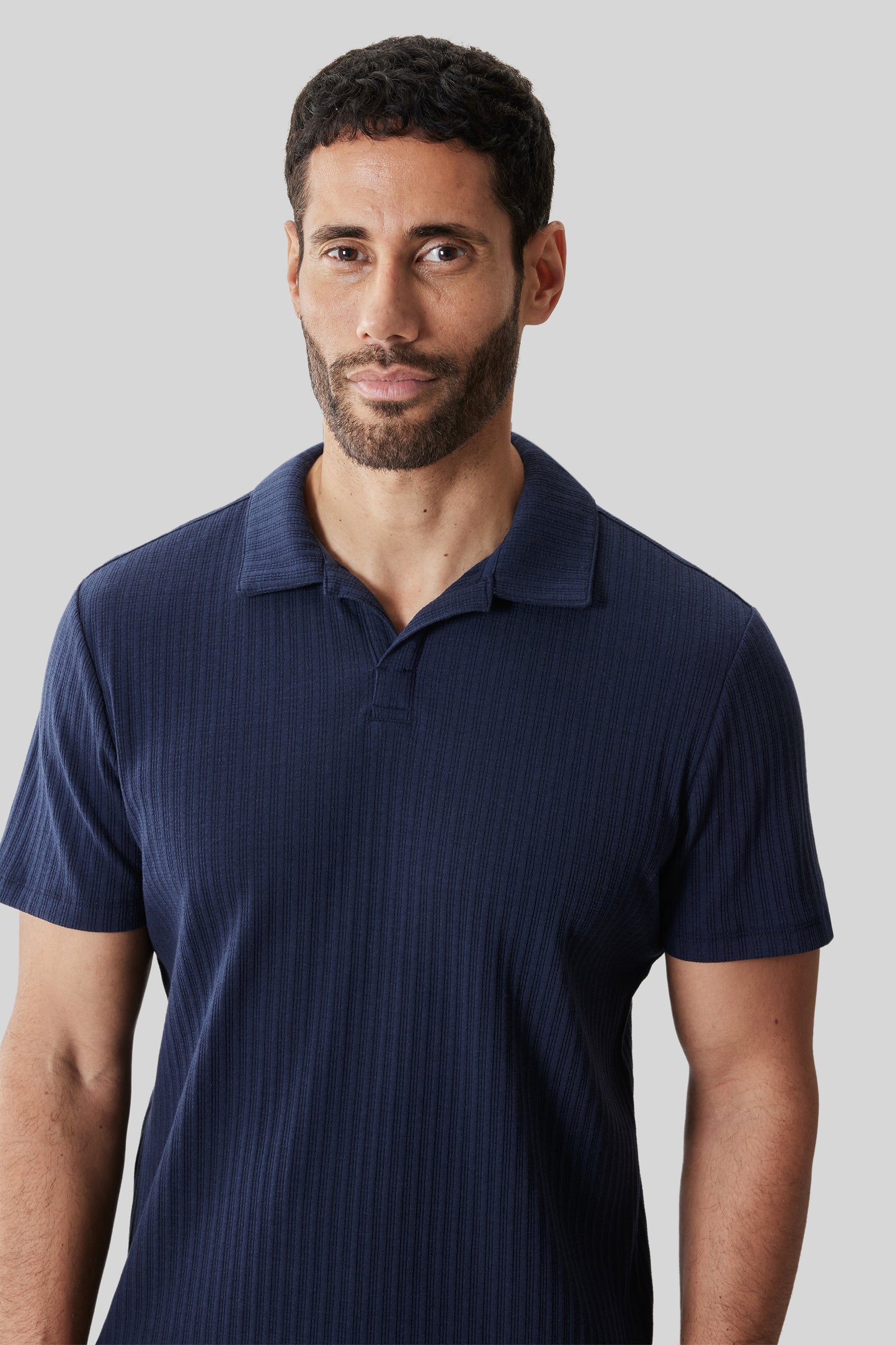 Luca Open Collar Polo