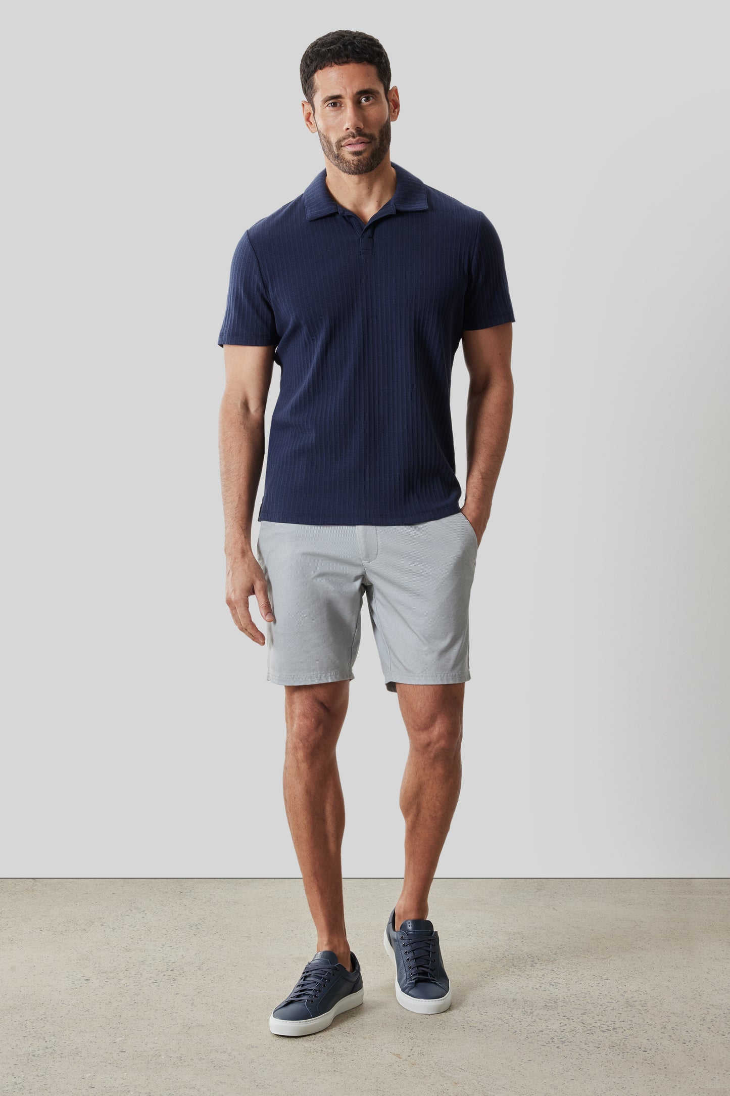 Luca Open Collar Polo