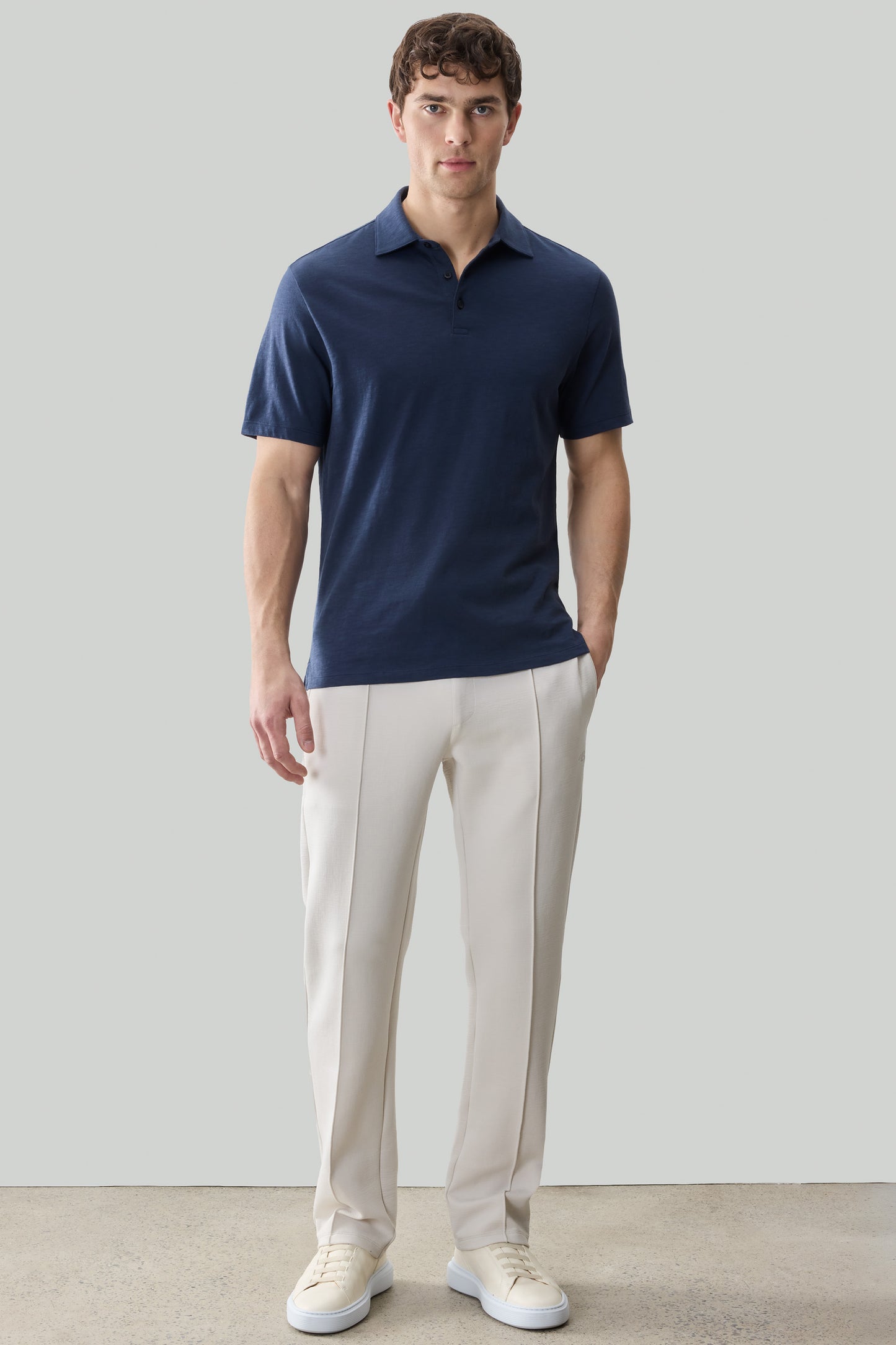 Brightwood Short Sleeve Slub Polo