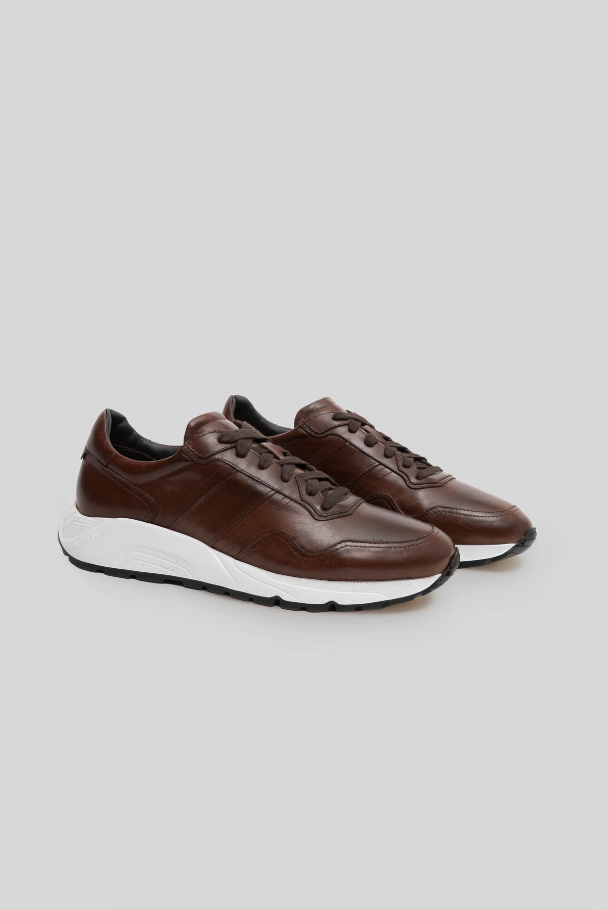 JOGGER EN CUIR JACKSON - Chocolat