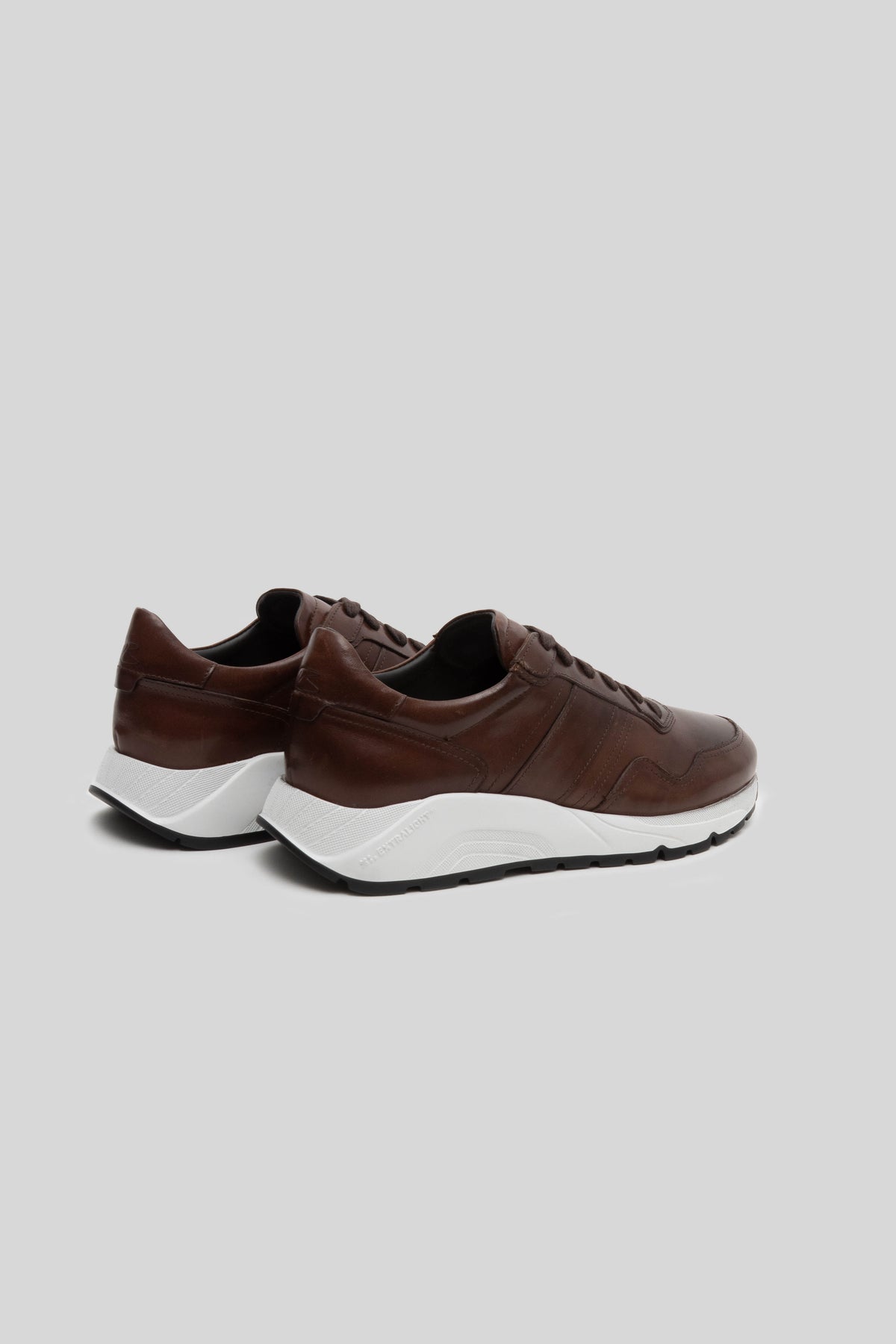 JOGGER EN CUIR JACKSON - Chocolat