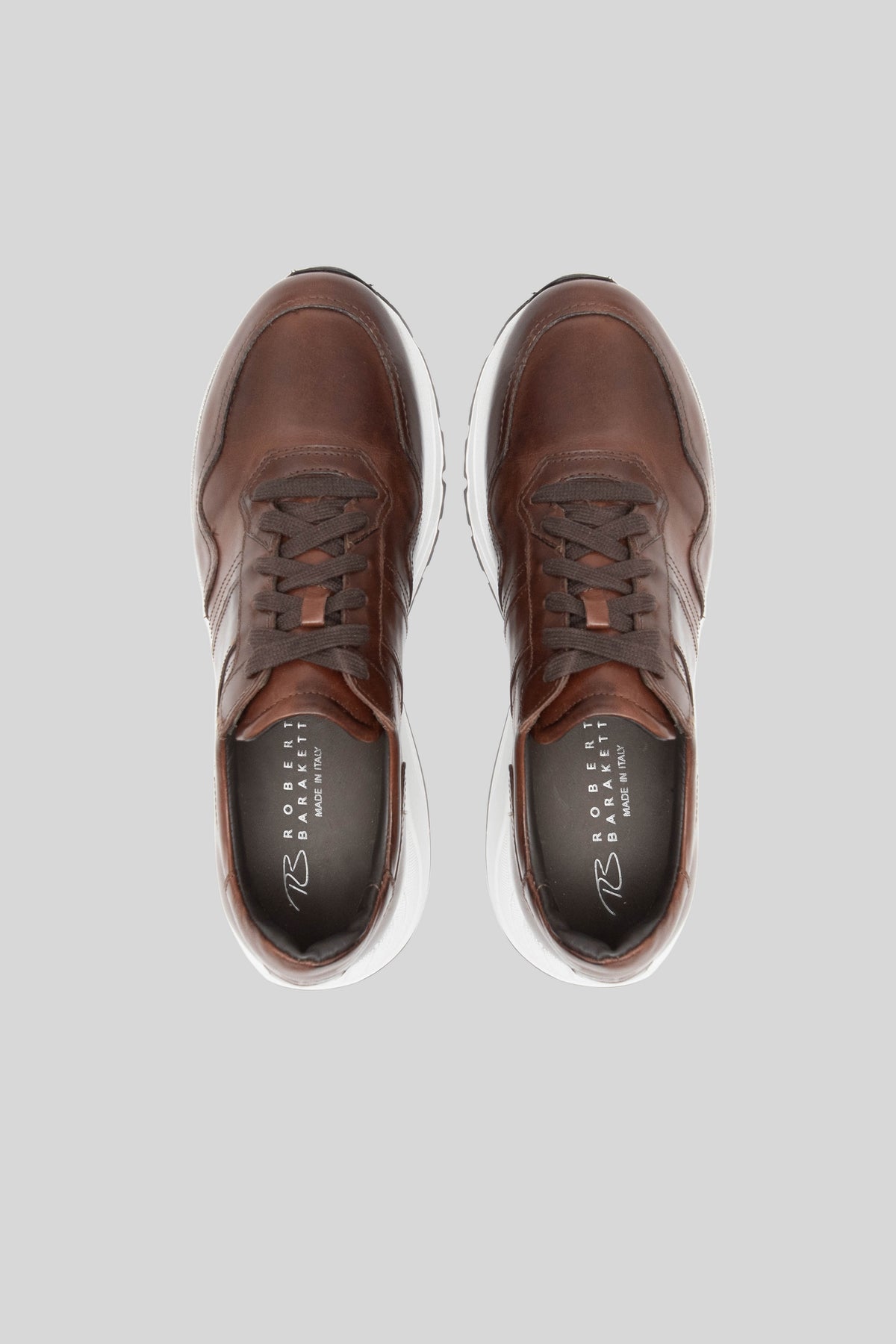 JOGGER EN CUIR JACKSON - Chocolat