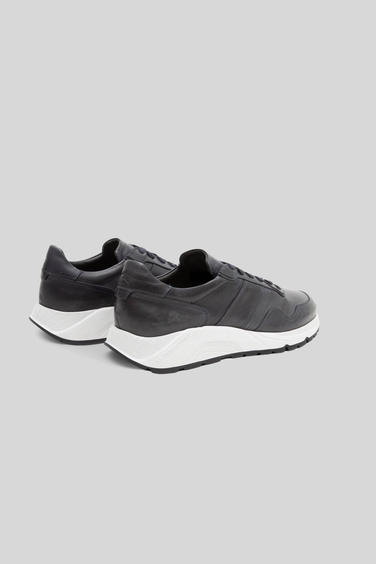 JACKSON LEATHER JOGGER-Marine